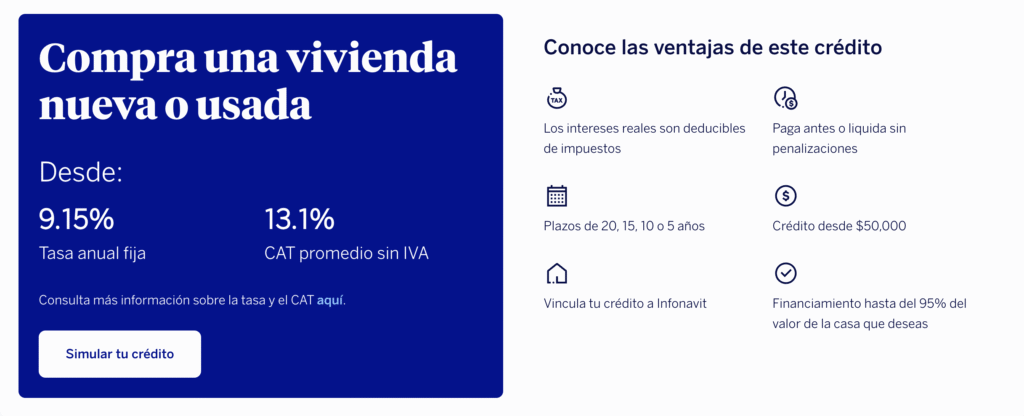 Créditos Hipotecarios en México 2026
