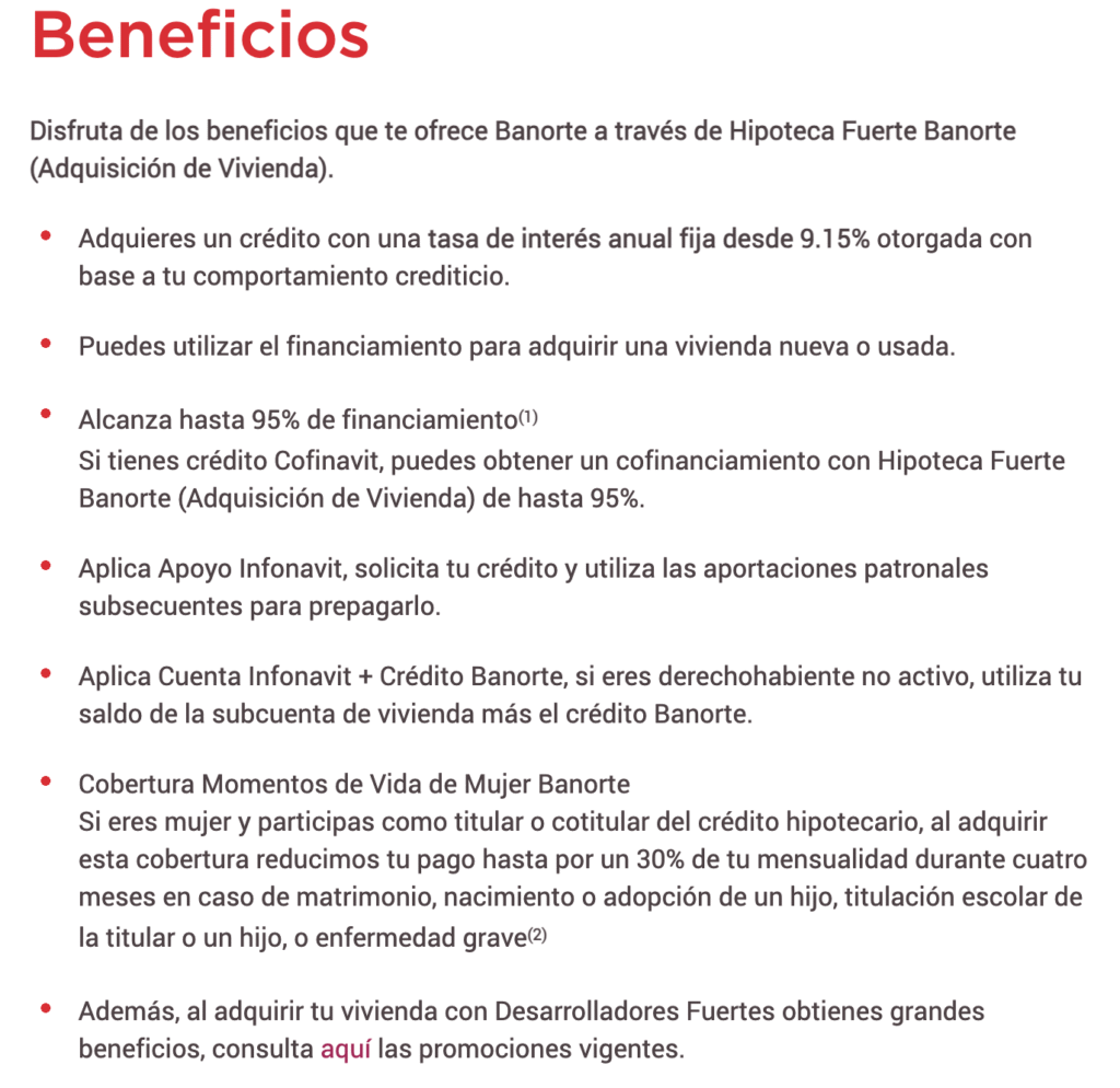 Créditos Hipotecarios en México 2026