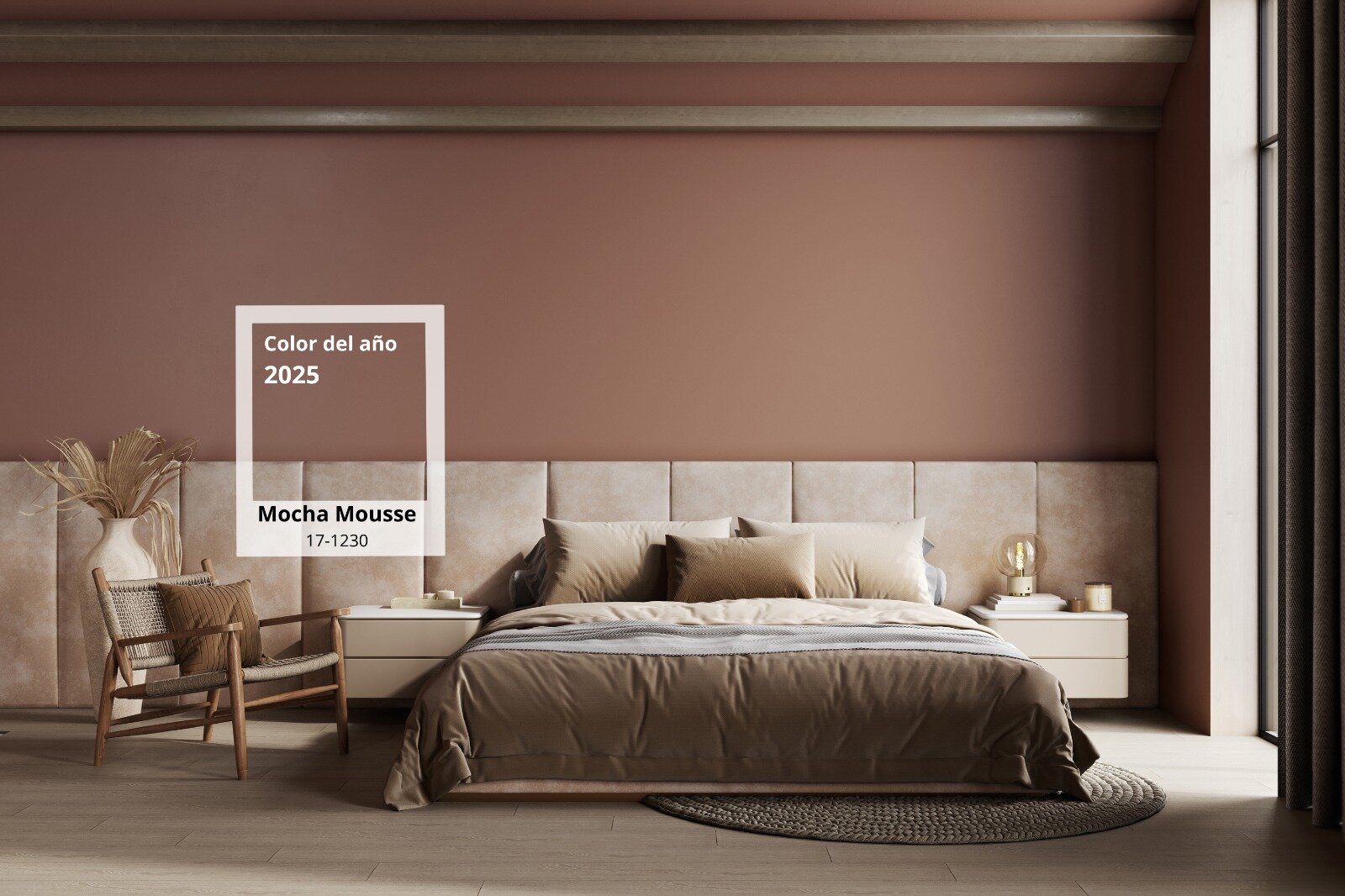 El color del año 2025 Mocha Mousse