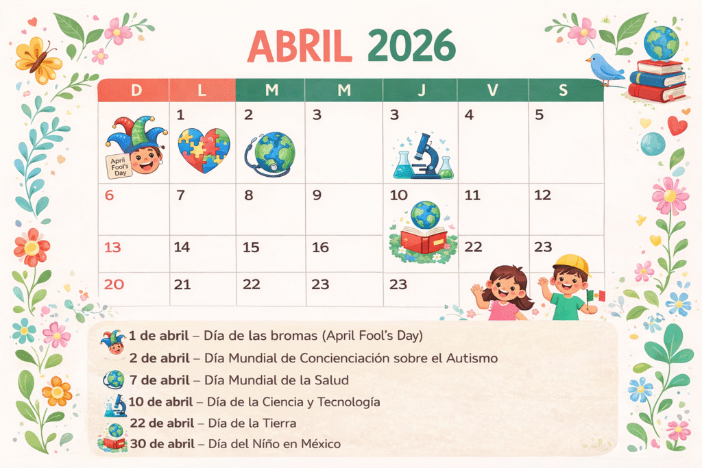 Qué se celebra en abril